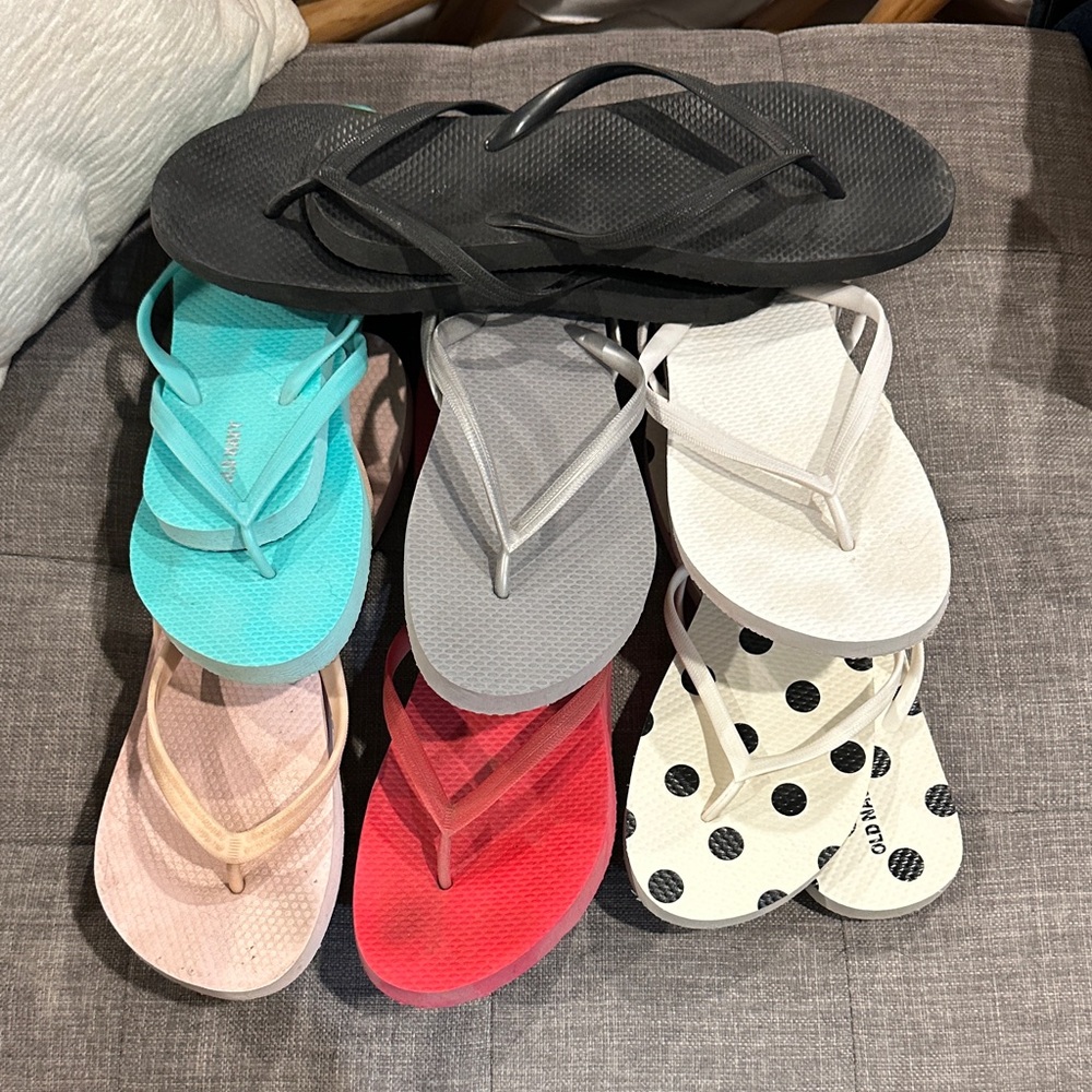 $5 for ALL! Colorful Women's Flip Flops Collection